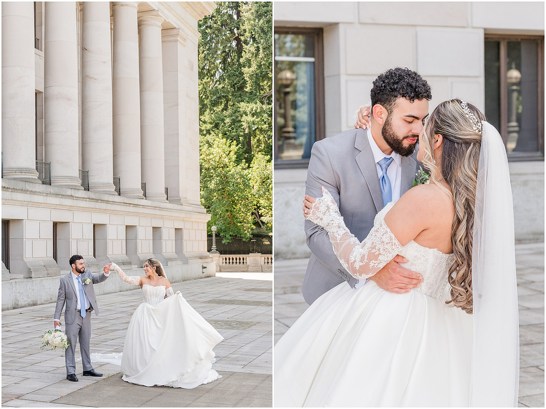 "State Capitol", "Olympia Wedding", "Amanda and Bryan Photography", 