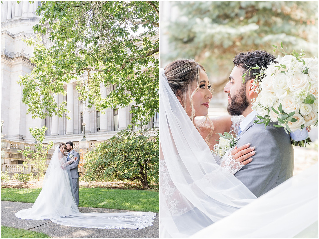 "State Capitol", "Olympia Wedding", "Amanda and Bryan Photography", 