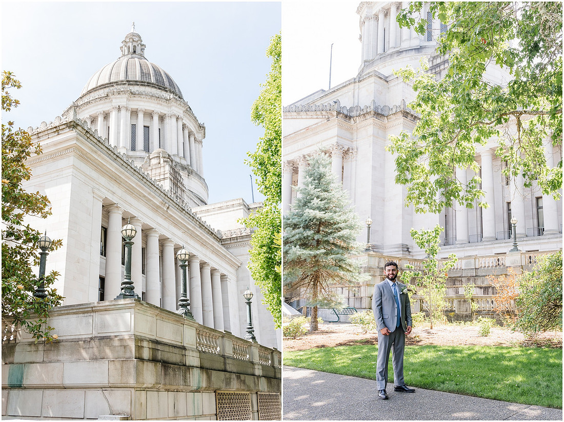 "State Capitol", "Olympia Wedding", "Amanda and Bryan Photography", 