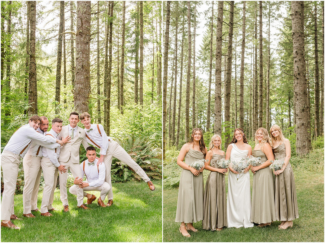 "Scotts Mills Oregon Wedding", "The Woods on Crooked Finger", "Portland Metro area wedding", "Oregon Wedding photographer", "Backyard Wedding", "Forest Wedding venue", "PNW summer Wedding", 