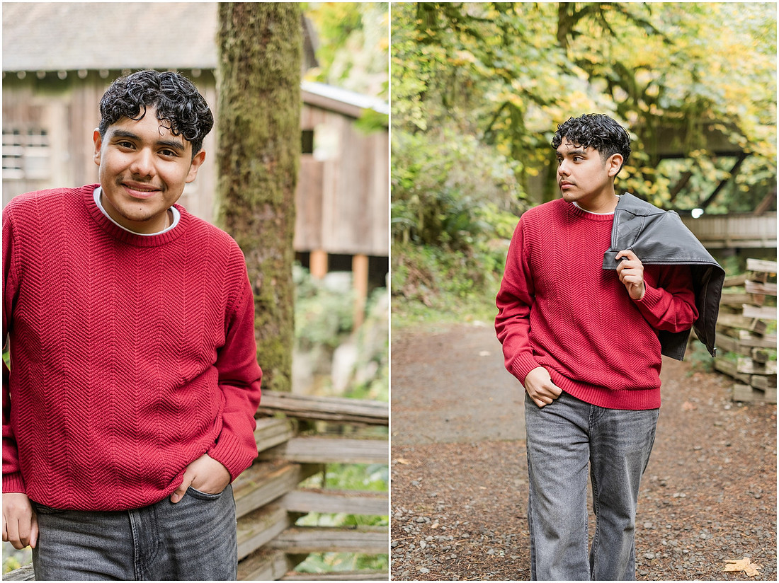 "Woodland Wa photographer", "Woodland Wa senior photographer", "Cedar Grist Mill", "Senior guy pictures"