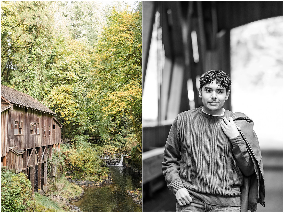 "Woodland Wa photographer", "Woodland Wa senior photographer", "Cedar Grist Mill", "Senior guy pictures"