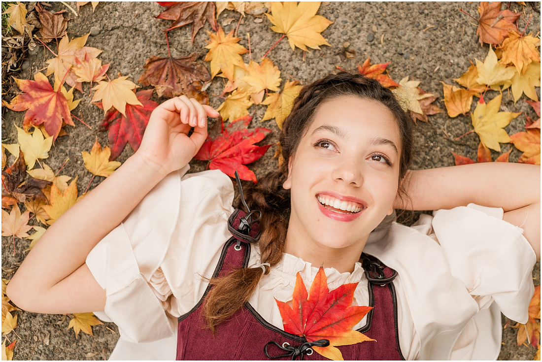 "Senior portrait photographer", "George Rogers Park", "Lake Oswego senior pictures", "Medieval theme photo session", "Senior Girl"