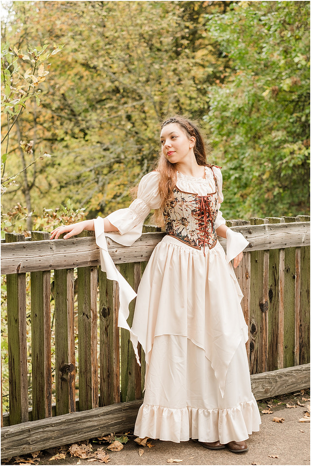 "Senior portrait photographer", "George Rogers Park", "Lake Oswego senior pictures", "Medieval theme photo session", "Senior Girl"