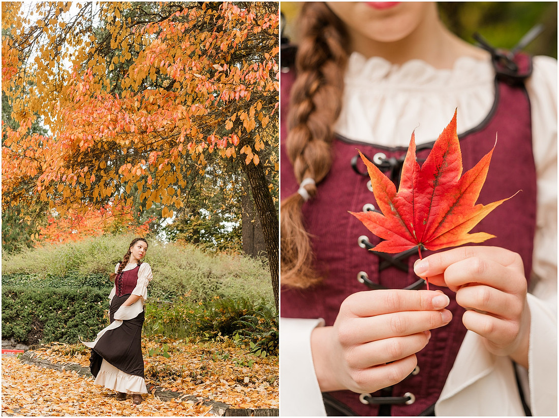 "Senior portrait photographer", "George Rogers Park", "Lake Oswego senior pictures", "Medieval theme photo session", "Senior Girl"