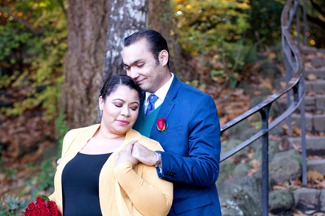 Portland engagement, Crystal springs rhododendron garden, Fall pictures, 