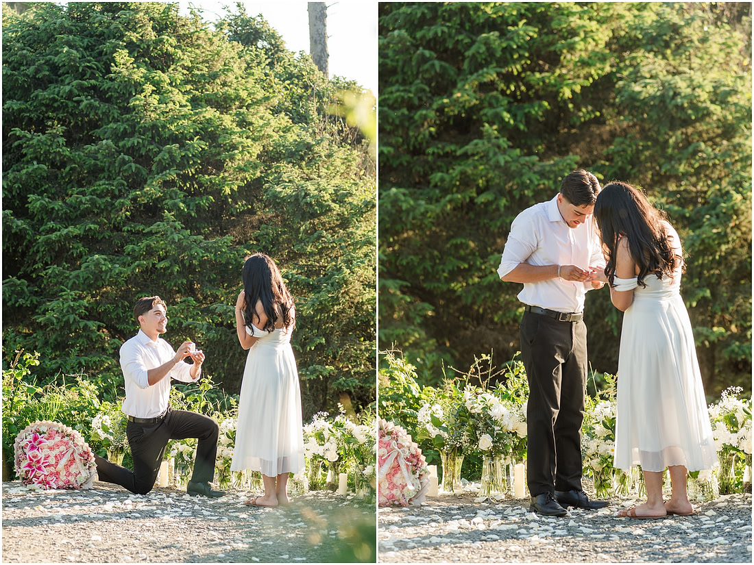 "Oregon Coast photographer", "Engagement pictures", "Proposal Photographer", "Ecola State Park photo session", "PNW couple photographer", "Amanda and Bryan Photography"