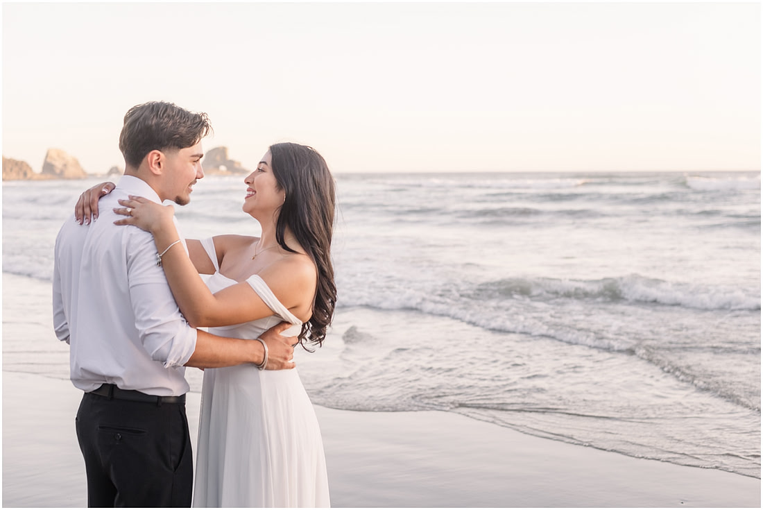 "Oregon Coast photographer", "Engagement pictures", "Proposal Photographer", "Ecola State Park photo session", "PNW couple photographer", "Amanda and Bryan Photography"