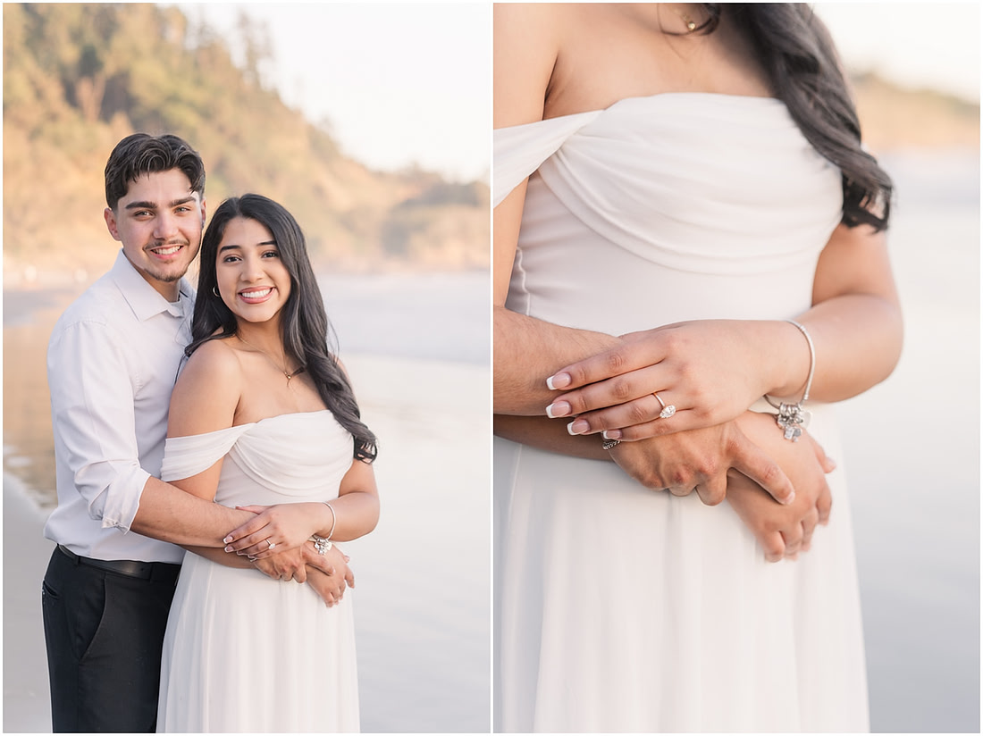 "Oregon Coast photographer", "Engagement pictures", "Proposal Photographer", "Ecola State Park photo session", "PNW couple photographer", "Amanda and Bryan Photography"