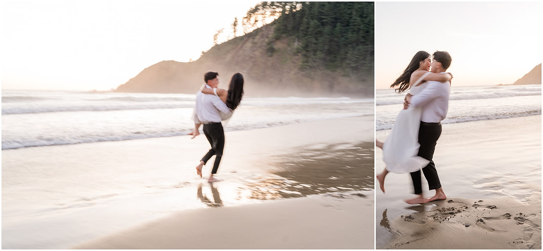 "Oregon Coast photographer", "Engagement pictures", "Proposal Photographer", "Ecola State Park photo session", "PNW couple photographer", "Amanda and Bryan Photography"