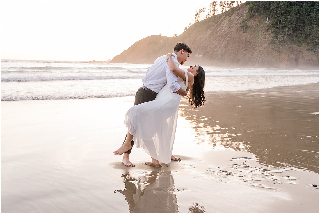 "Oregon Coast photographer", "Engagement pictures", "Proposal Photographer", "Ecola State Park photo session", "PNW couple photographer", "Amanda and Bryan Photography"