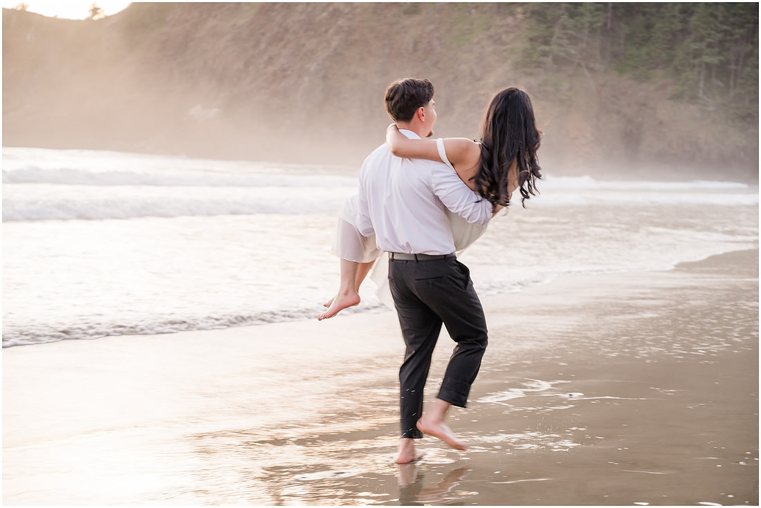 "Oregon Coast photographer", "Engagement pictures", "Proposal Photographer", "Ecola State Park photo session", "PNW couple photographer", "Amanda and Bryan Photography"