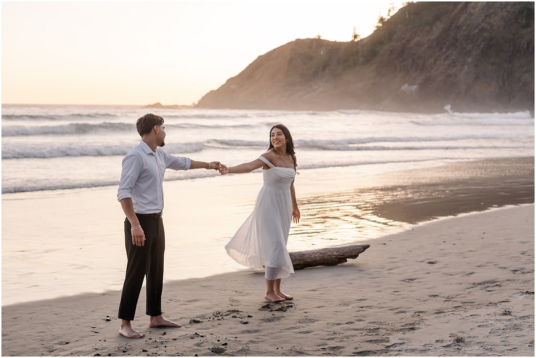 "Oregon Coast photographer", "Engagement pictures", "Proposal Photographer", "Ecola State Park photo session", "PNW couple photographer", "Amanda and Bryan Photography"