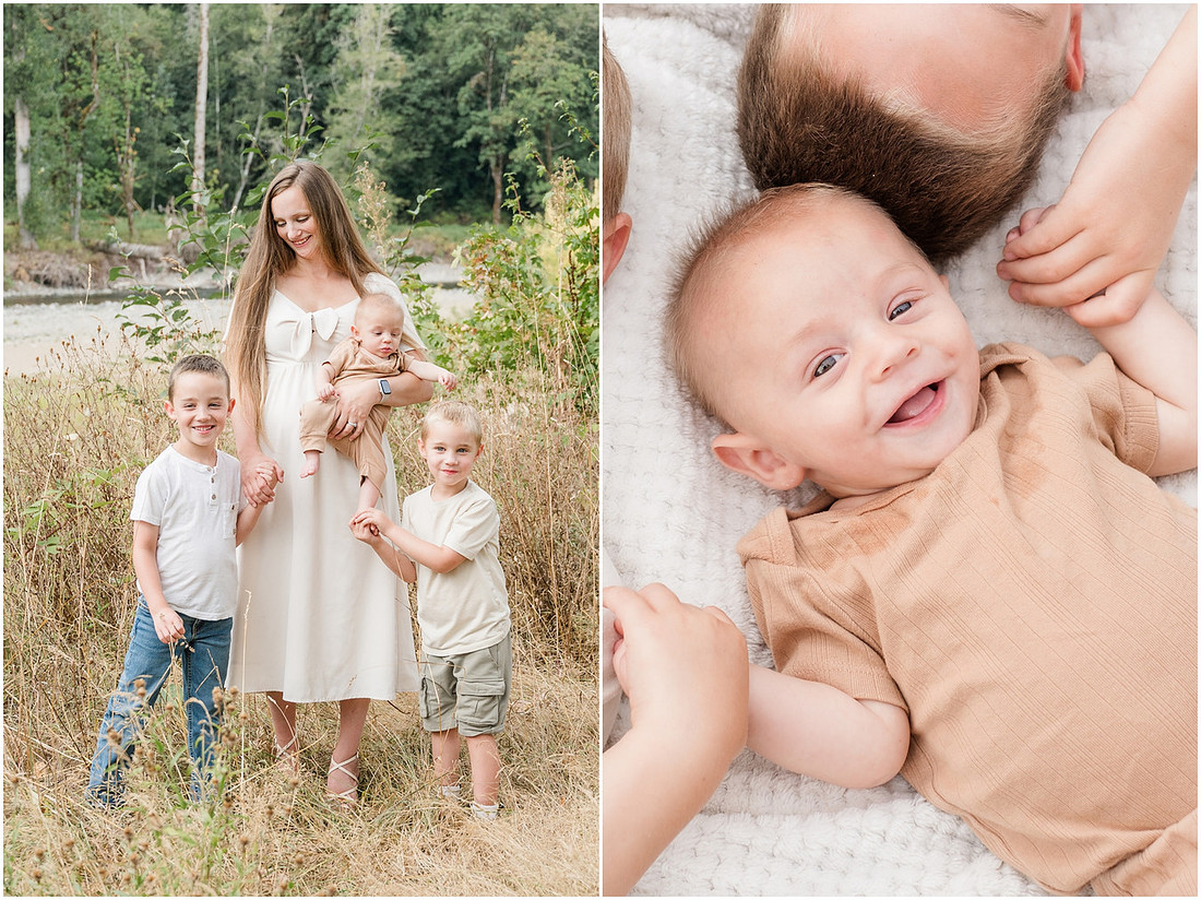 "family pictures", "Ridgefield family photographer", "La Center family photographer", "three boys siblings photo session", "Woodland Wa family photographer", "SW Washington family photographer"