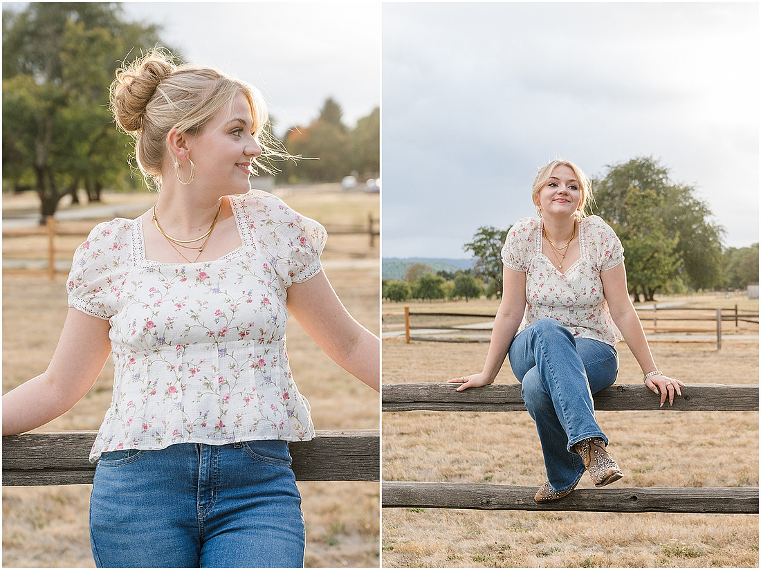 "Fort Vancouver Senior Session", "Flower garden senior session", "Longboard senior session", "Marshall House senior session"