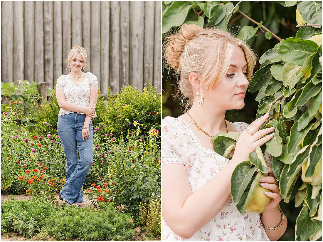 "Fort Vancouver Senior Session", "Flower garden senior session", "Longboard senior session", "Marshall House senior session"