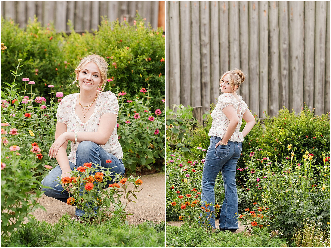"Fort Vancouver Senior Session", "Flower garden senior session", "Longboard senior session", "Marshall House senior session"