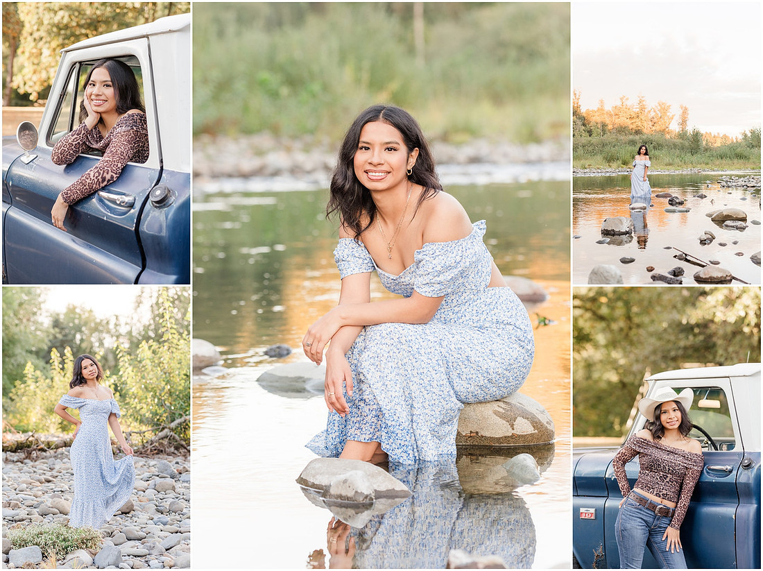 "Country senior session", "Classic Chevy truck", "Battleground Wa Senior photographer", "Woodland Wa High School photographer", "WHS Senior girl", "Class of 2027 photographer", "La Center Wa Senior photographer"