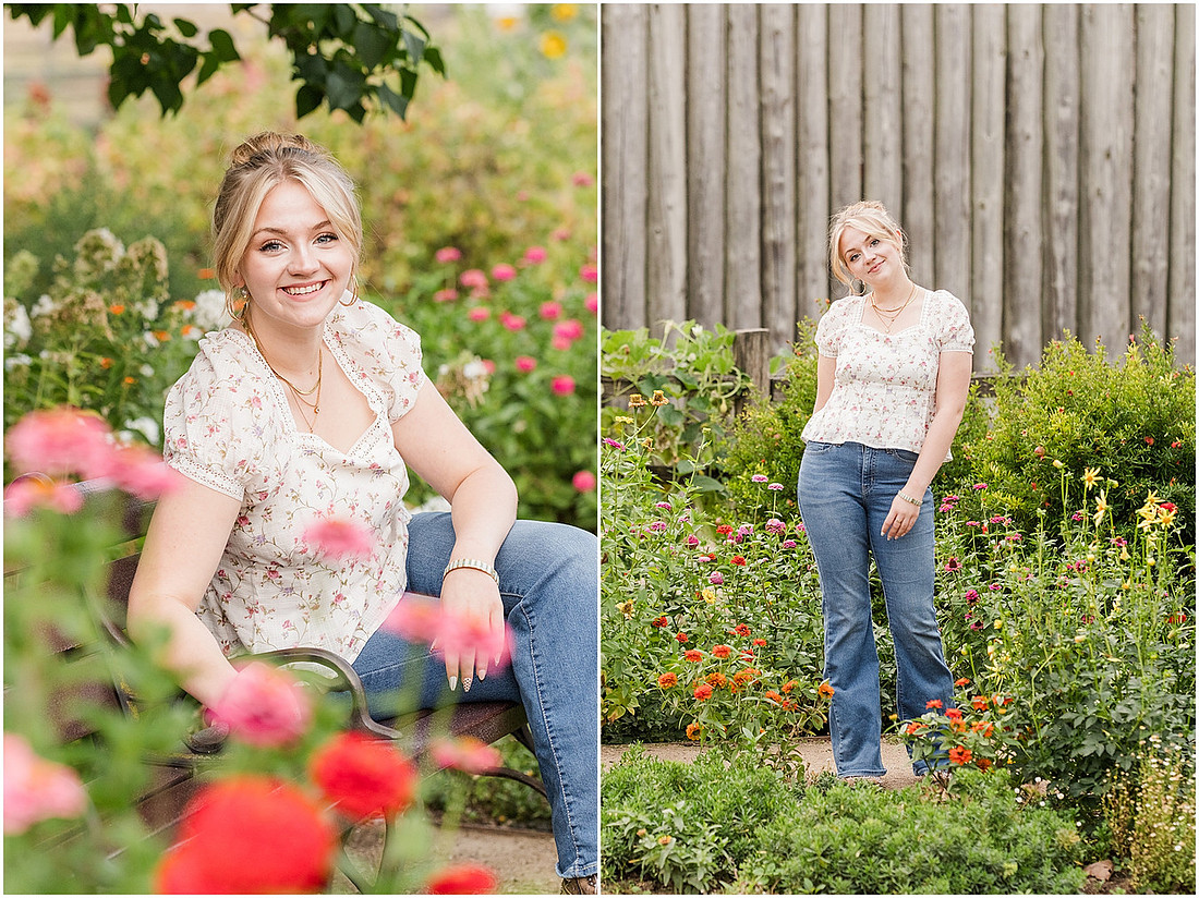 "Fort Vancouver Senior Session", "Flower garden senior session", "Longboard senior session", "Marshall House senior session"