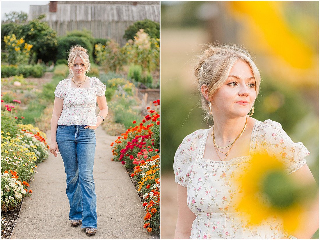 "Fort Vancouver Senior Session", "Flower garden senior session", "Longboard senior session", "Marshall House senior session"
