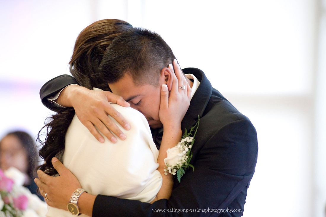 Seattle wedding ceremony, spring wedding
