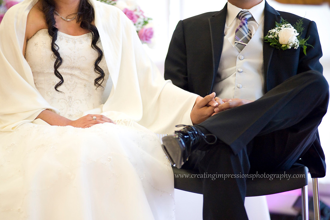 Seattle wedding ceremony, spring wedding