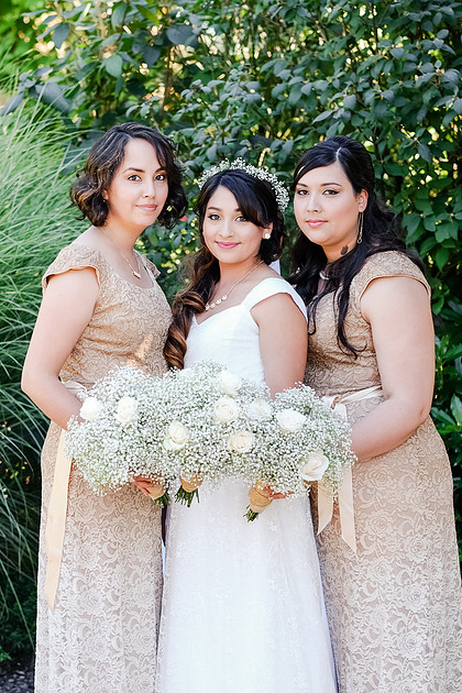 Gold ombre dress