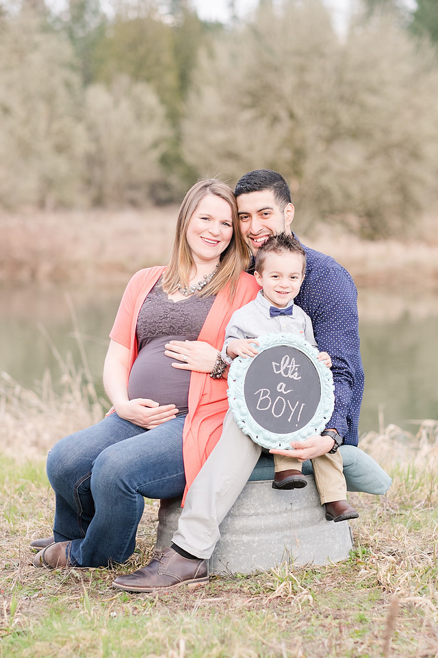 "Maternity pictures with sibling" "its a boy" "Southwest Washington Photographer"