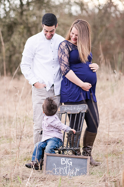 "Maternity pictures with sibling" "rocking chair" "Big brother"