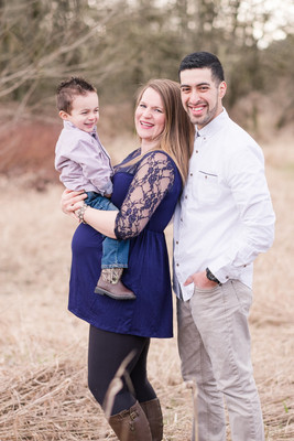 "Maternity pictures with sibling"
