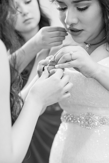 Bride prep