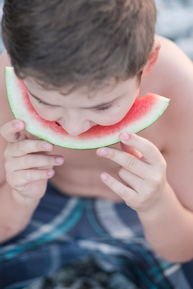 riverbank, "tall grass", watermelon, summer, barefoot, Brothers