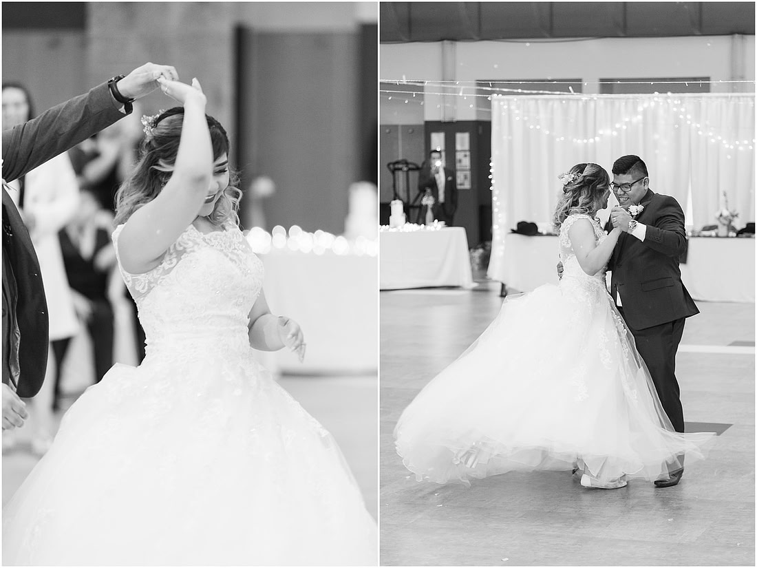 "rainy wedding day", "Pink bouquets", 