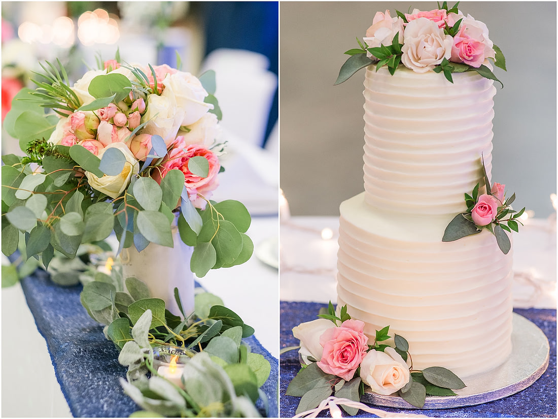 "rainy wedding day", "Pink bouquets", 