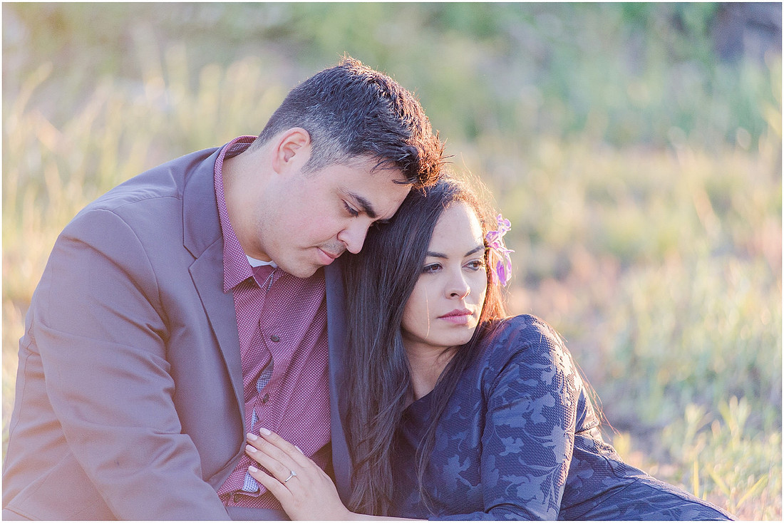 "wildflower engagement photos", "purple lupines", "spring engagement"