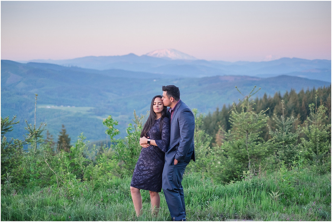 "wildflower engagement photos", "purple lupines", "spring engagement"