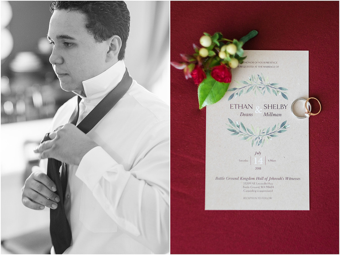 "Burgundy bridesmaids dresses", "Lewisville Park Wedding", "Ivory sunflower bouquet", "PNW Summer wedding"