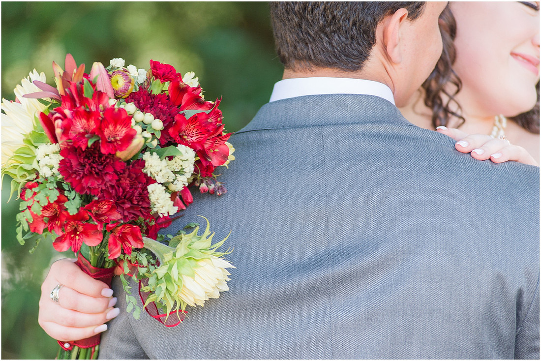 "Burgundy bridesmaids dresses", "Lewisville Park Wedding", "Ivory sunflower bouquet", "PNW Summer wedding"