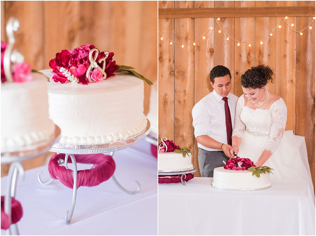 "Burgundy bridesmaids dresses", "Lewisville Park Wedding", "Ivory sunflower bouquet", "PNW Summer wedding"