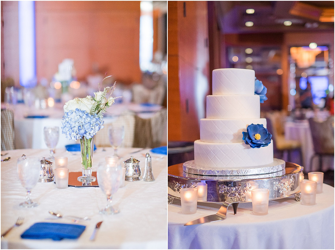 "Bellevue club hotel wedding", "PNW Summer wedding", "First Look", "blue hydrangea bouquet", "Oleg Cassini dress"