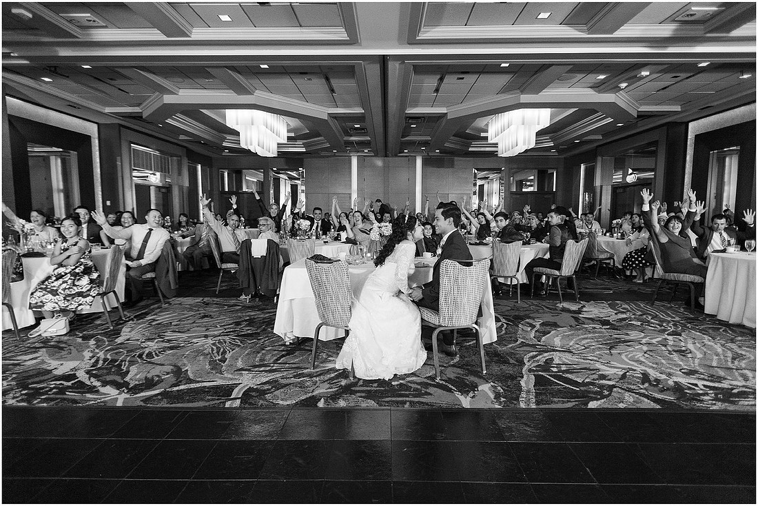 "Bellevue club hotel wedding", "PNW Summer wedding", "First Look", "blue hydrangea bouquet", "Oleg Cassini dress"