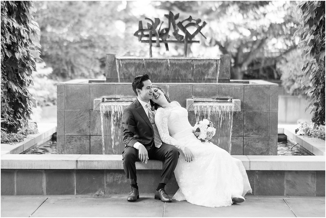 "Bellevue club hotel wedding", "PNW Summer wedding", "blue hydrangea bouquet", "Oleg Cassini dress"