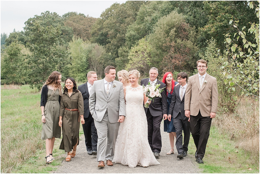 "PNW Fall wedding", "Cookie cake", "Blush bridesmaids dress", "Ridgefield Wa Wedding", "Ridgefield wildlife refuge", "natural light wedding photographer", "Backyard wedding reception", 
