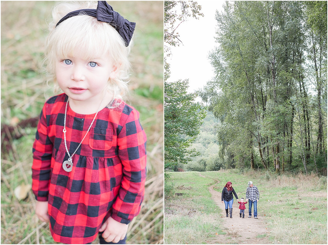 "fall family photos", "two year old girl", "pink dress", "toddler photography", "Cowlitz county photographer", "Clark county photographer"