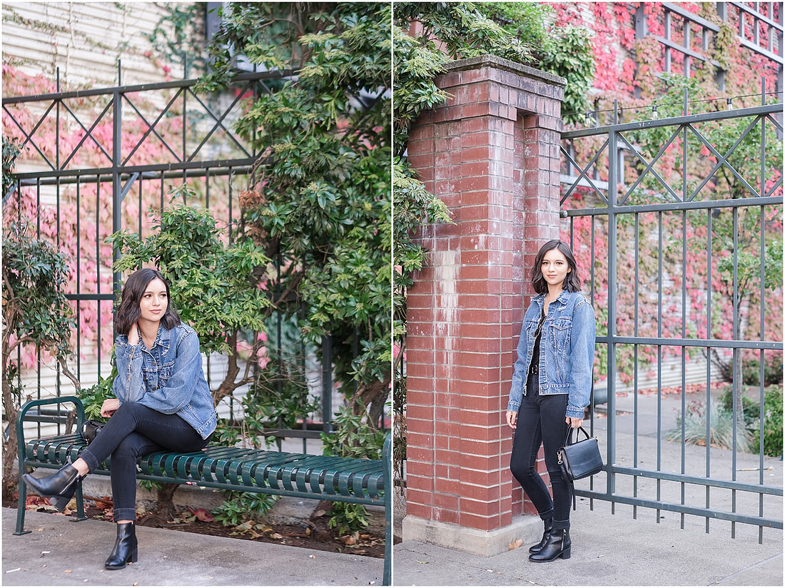 "downtown Portland photo session", "Class of 2019", "Senior session downtown Portland", "City girl senior session"