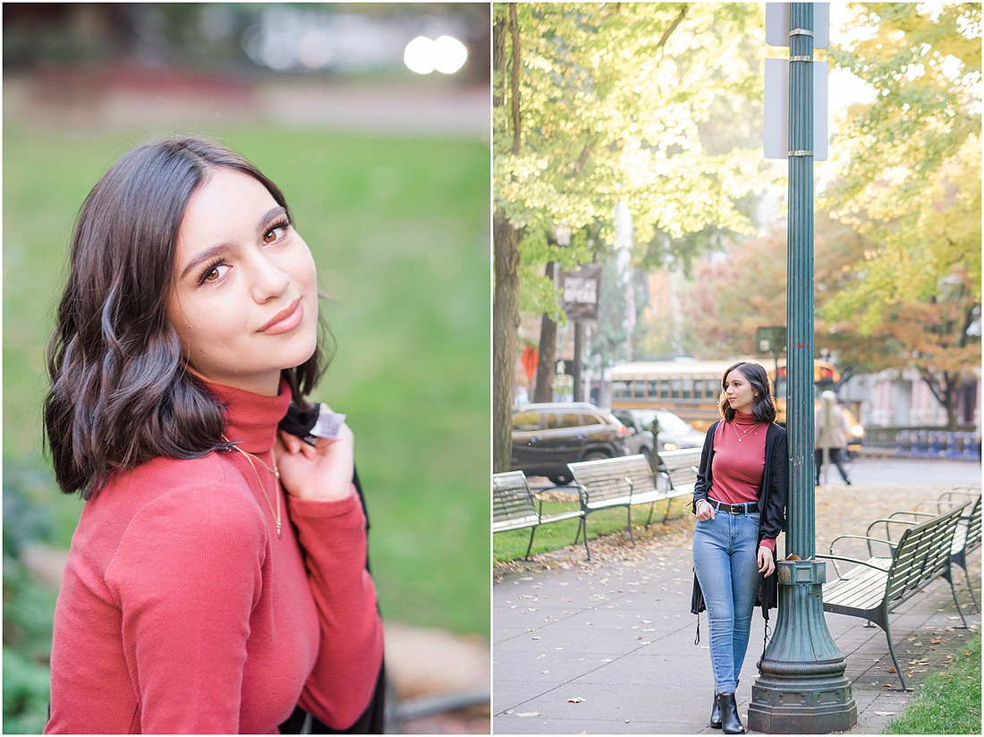 "downtown Portland photo session", "Class of 2019", "Senior session downtown Portland", "City girl senior session"