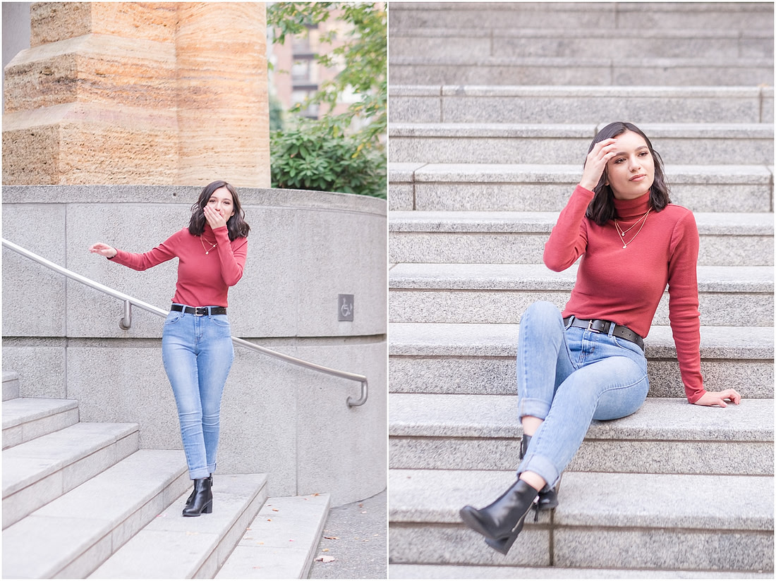 "downtown Portland photo session", "Class of 2019", "Senior session downtown Portland", "City girl senior session"