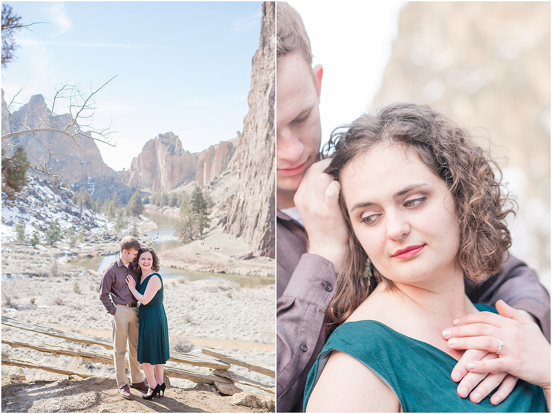 "Natural light engagement photos"