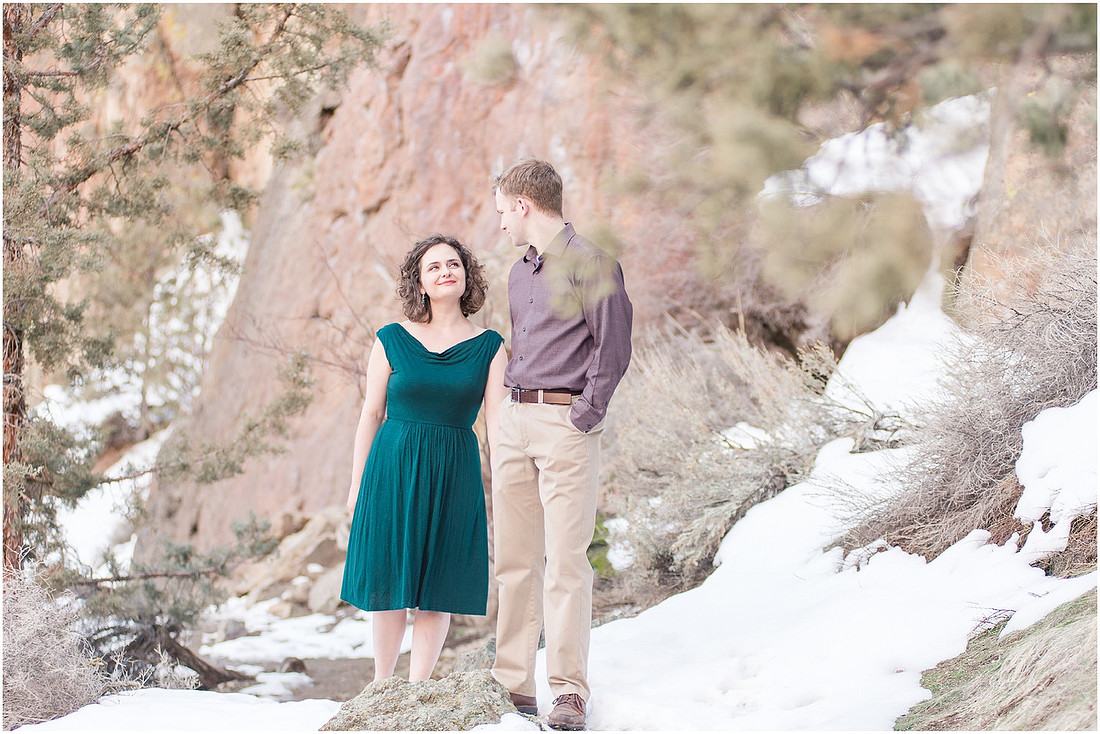 "Natural light engagement photos"