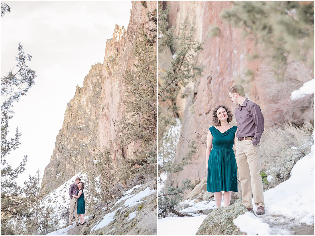 "Natural light engagement photos"